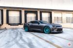Chevrolet Camaro Matte Black on Vossen Wheels (S21-01) 2019 года